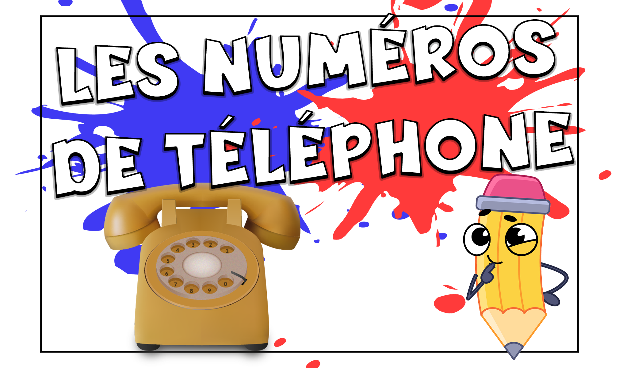 Los números de teléfono en francés